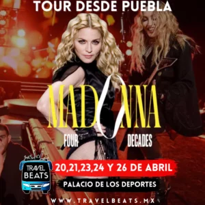 Madonna en México 2024 | Boleto y viaje desde Puebla | Travel Beats