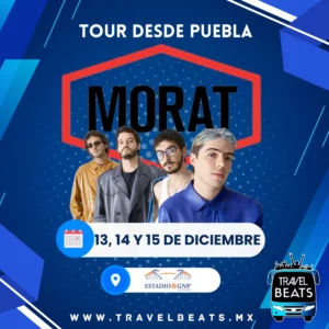 Morat en México 2024 | Boleto y viaje desde Puebla | Travel Beats