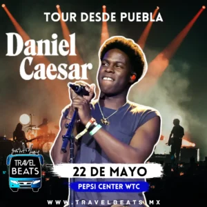 Daniel Caesar en México 2024 | Boleto y viaje desde Puebla | Travel Beats