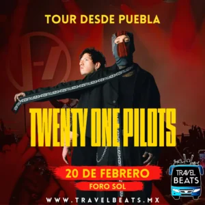 Twenty One Pilots en México 2024 | Boleto y viaje desde Puebla | Travel Beats