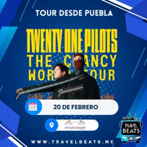 Twenty one pilots en México 2025 | Boleto y viaje desde Puebla | Travel Beats