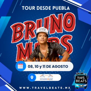 Bruno Mars en México 2024 | Boleto y viaje desde Puebla | Travel Beats