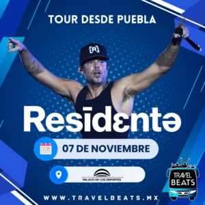 Residente en México 2024 | Boleto y viaje desde Puebla | Travel Beats