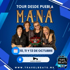 Maná en México 2024 | Boleto y viaje desde Puebla | Travel Beats