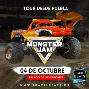 Monster Jam en México 2024 | Boleto y viaje desde Puebla | Travel Beats