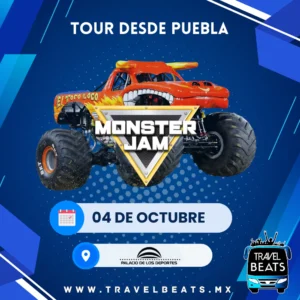 MONSTER JAM | Boleto y viaje desde Puebla | Travel Beats