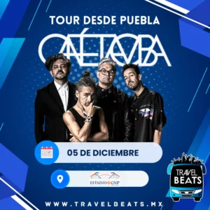 Café Tacvba en México 2025 | Boleto y viaje desde Puebla | Travel Beats