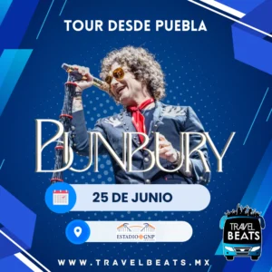 Bunbury en México 2025 | Boleto y viaje desde Puebla | Travel Beats