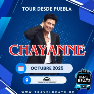 Chayanne en México 2025 | Boleto y viaje desde Puebla | Travel Beats