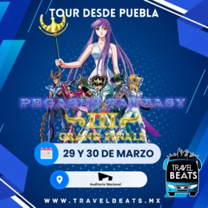 Pegasus Fantasy III Grand Finale en México 2025 | Boleto y viaje desde Puebla | Travel Beats