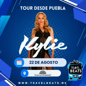 Kylie Minogue en México 2025 | Boleto y viaje desde Puebla | Travel Beats