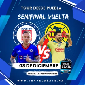 Cruz Azul VS América en México 2024 | Boleto y viaje desde Puebla | Travel Beats