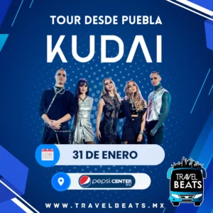 Kudai en México 2025 | Boleto y viaje desde Puebla | Travel Beats