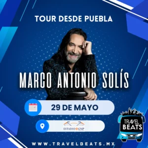 Marco Antonio Solis en México 2025 | Boleto y viaje desde Puebla | Travel Beats