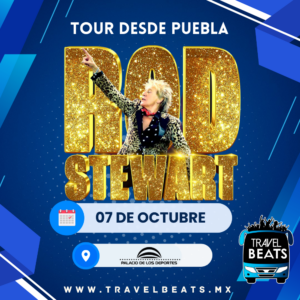 Rod Stewart en México 2025 | Boleto y viaje desde Puebla | Travel Beats