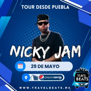 Nicky Jam en México 2025 | Boleto y viaje desde Puebla | Travel Beats