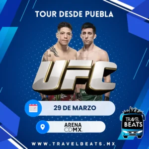 UFC en México 2025 | Boleto y viaje desde Puebla | Travel Beats