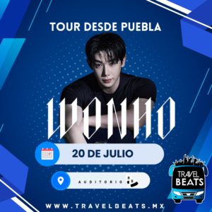 Wonho en México 2025 | Boleto y viaje desde Puebla | Travel Beats