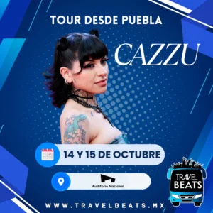 Cazzu en México 2025 | Boleto y viaje desde Puebla | Travel Beats