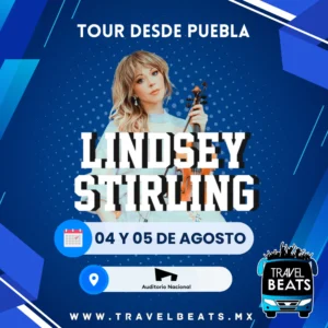 Lindsey Stirling en México 2025 | Boleto y viaje desde Puebla | Travel Beats