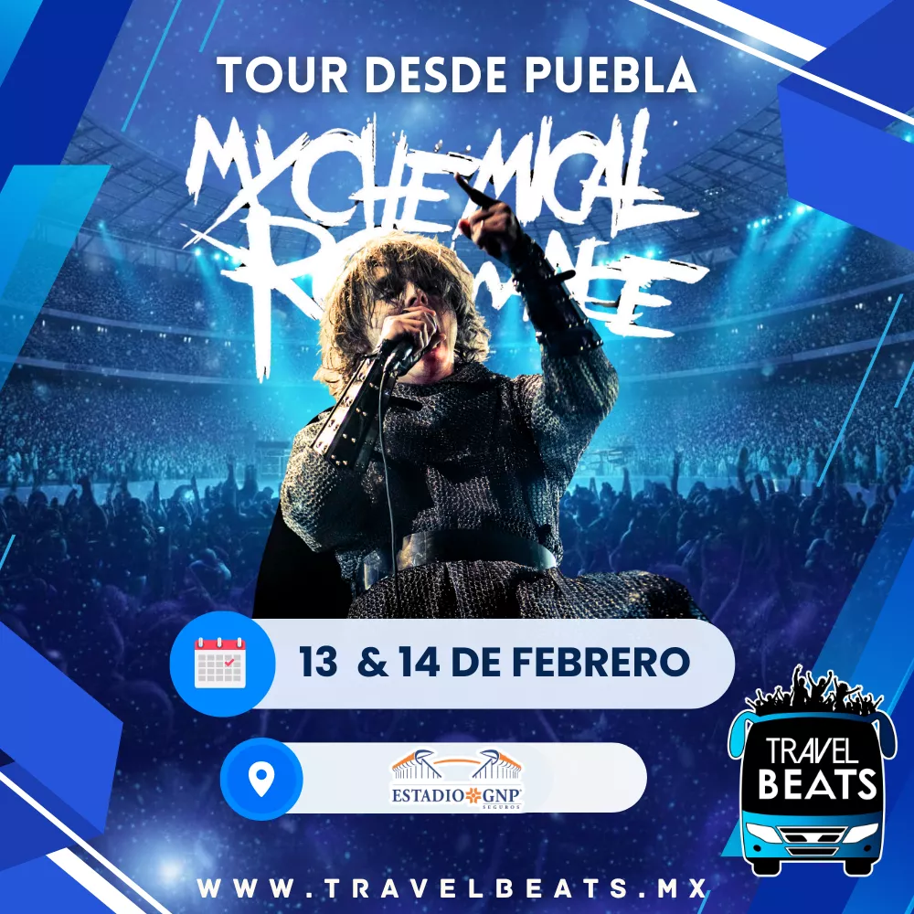 My Chemical Romance en México 2026 | Boleto y viaje desde Puebla | Travel Beats
