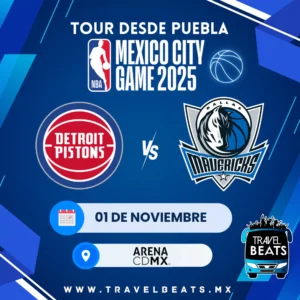 NBA Mexico City Game 2025| Boleto y viaje desde Puebla | Travel Beats
