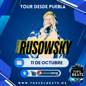 Rusowsky en México 2025 | Boleto y viaje desde Puebla | Travel Beats