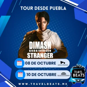 Dimash Qudaibergen en México 2025 | Boleto y viaje desde Puebla | Travel Beats