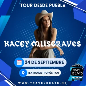 Kacey Musgraves 2025 | Boleto y viaje desde Puebla | Travel Beats