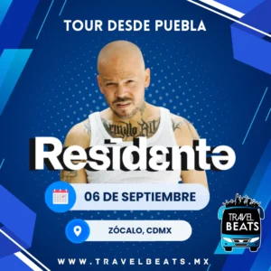 Residente en México 2025 | Boleto y viaje desde Puebla | Travel Beats