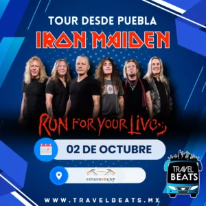 Iron Maiden en México 2026 | Boleto y viaje desde Puebla | Travel Beats