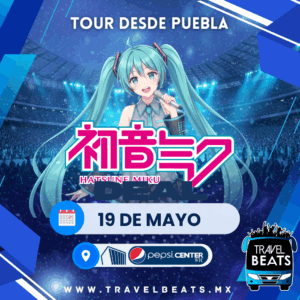 Hatsune Miku en México 2025 | Boleto y viaje desde Puebla | Travel Beats