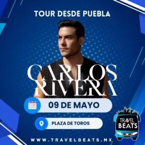 Carlos Rivera en México 2026 | Boleto y viaje desde Puebla | Travel Beats