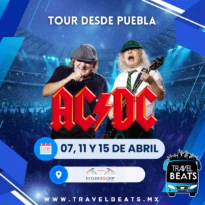 ACDC en México 2026 | Boleto y viaje desde Puebla | Travel Beats