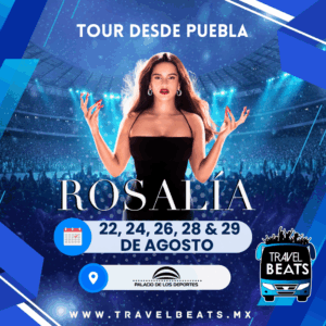 ROSALÍA en México 2026 | Boleto y viaje desde Puebla | Travel Beats