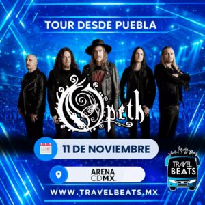 Opeth en México 2026 | Boleto y viaje desde Puebla | Travel Beats