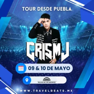 Cris MJ en México 2026 | Boleto y viaje desde Puebla | Travel Beats