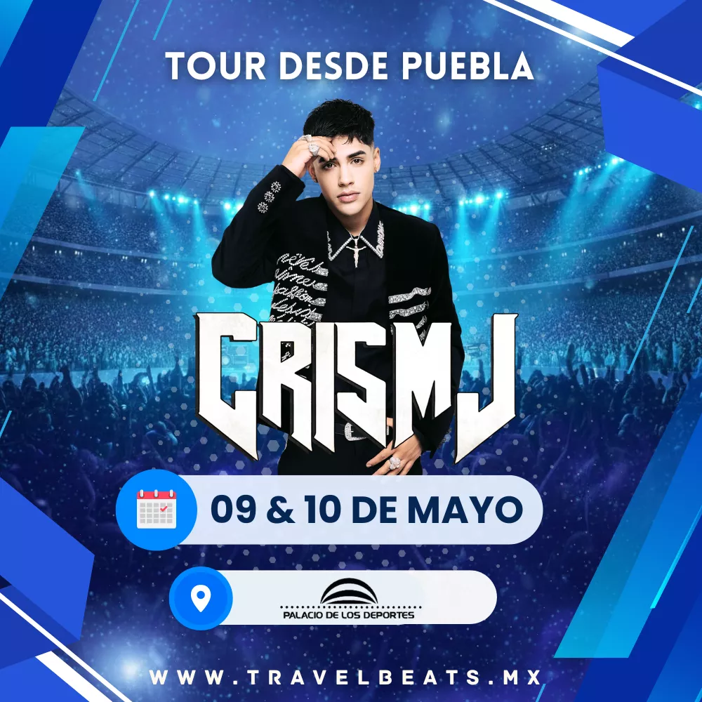 Cris MJ en México 2026 | Boleto y viaje desde Puebla | Travel Beats