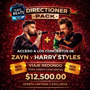 ZAYN en México 2026 | harry styles en México 2026 | Paquete Directioner | Directioner |One Direction | Boleto y viaje desde Puebla | Travel Beats