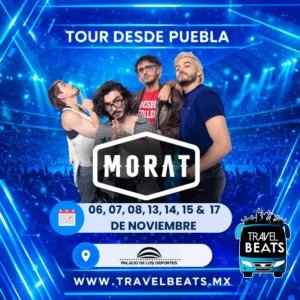 Morat en México 2026 | Boleto y viaje desde Puebla | Travel Beats