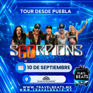 Scorpions en México 2026 | Boleto y viaje desde Puebla | Travel Beats