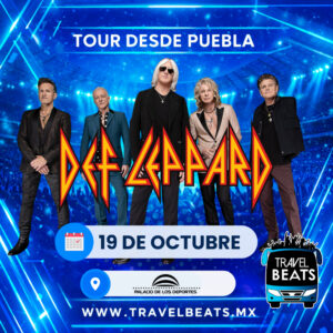 Def Leppard en México 2026 | Boleto y viaje desde Puebla | Travel Beats