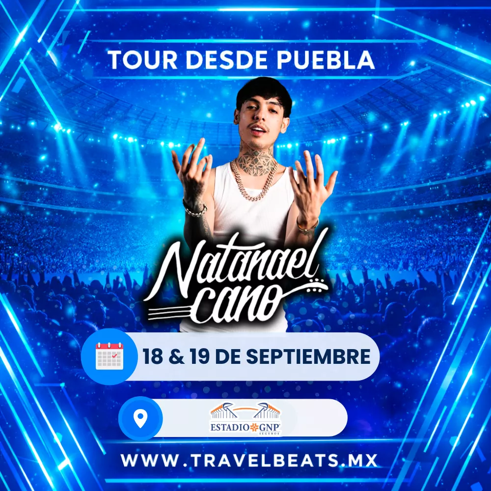 Natanael Cano en México 2026 | Boleto y viaje desde Puebla | Travel Beats