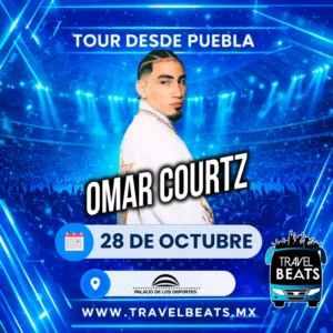 Omar Courtz en México 2026 | Boleto y viaje desde Puebla | Travel Beats