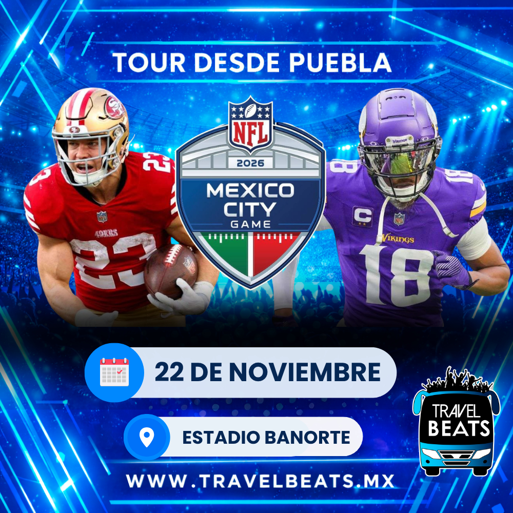 NFL en México 2026 | Boleto y viaje desde Puebla | Travel Beats