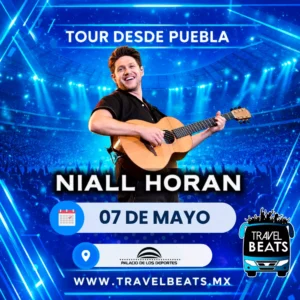 Niall Horan en México 2027 | Boleto y viaje desde Puebla | Travel Beats