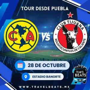 América vs Tijuana 2026 | Boleto y viaje desde Puebla | Travel Beats