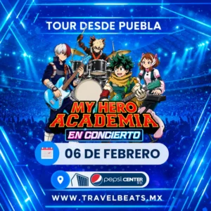 My Hero Academia en México 2027 | Boleto y viaje desde Puebla | Travel Beats
