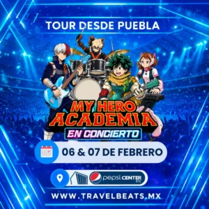My Hero Academia en México 2027 | Boleto y viaje desde Puebla | Travel Beats